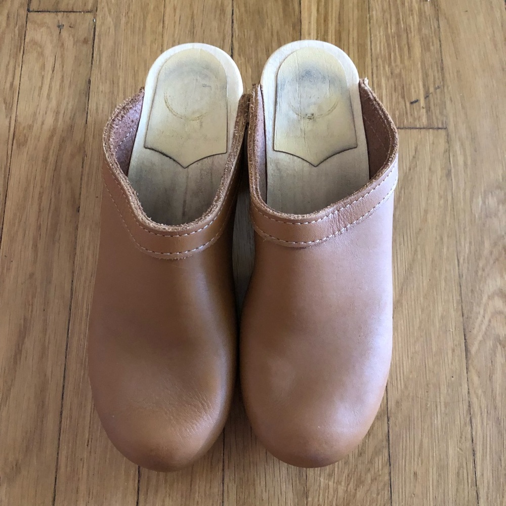 No 6 leather Old School Clog